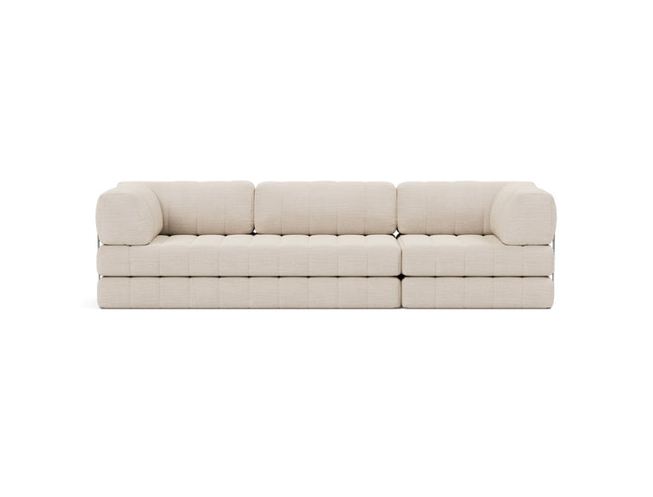 Canapea extensibila CozyPad Grand cu brate 312cm, tesatura la alegere #material_612-blida-sand-grey