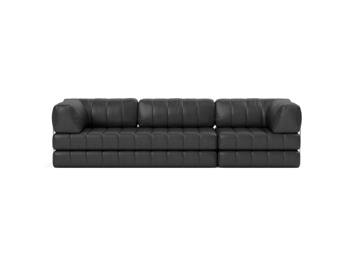 Canapea extensibila CozyPad Grand cu brate 312cm, tesatura la alegere #material_550-faunal-black