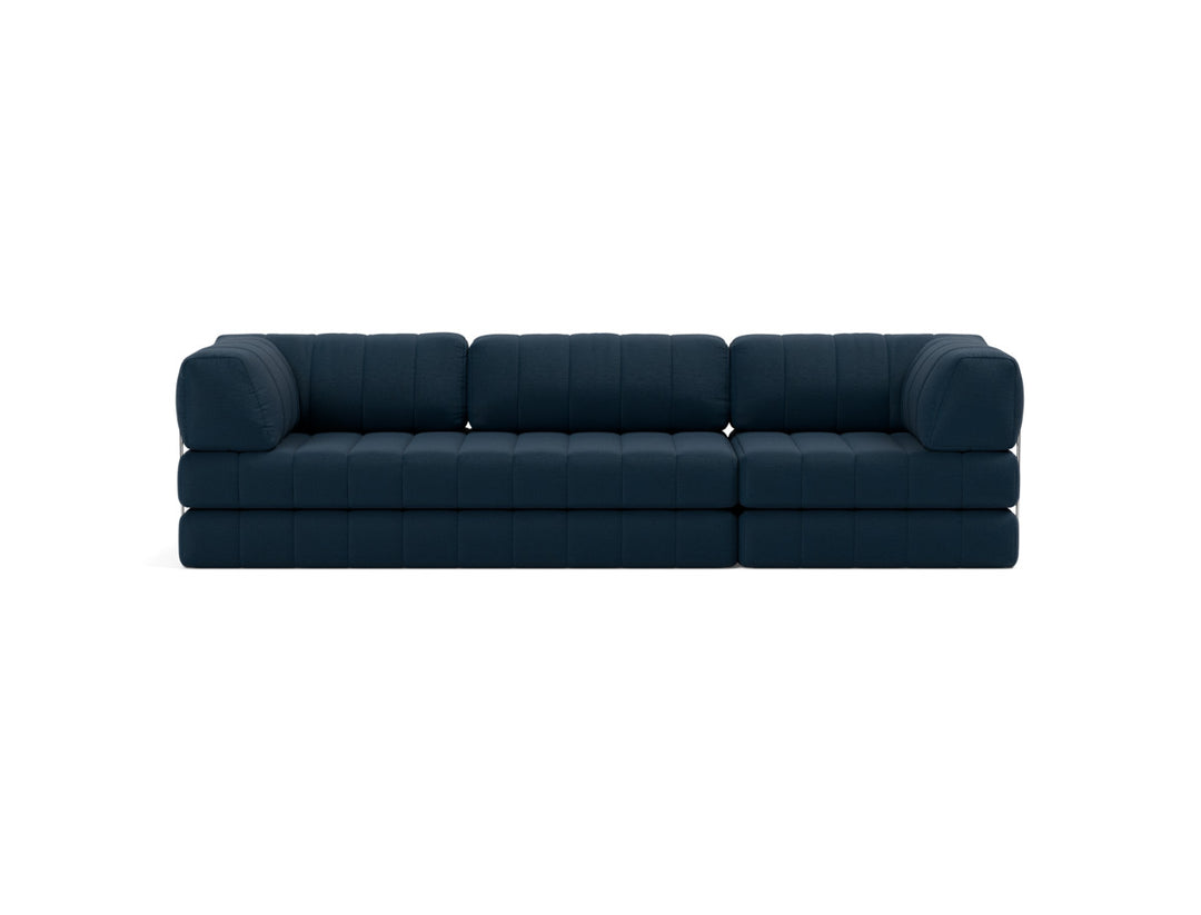 Canapea extensibila CozyPad Grand cu brate 312cm, tesatura la alegere #material_528-mixed-dance-blue