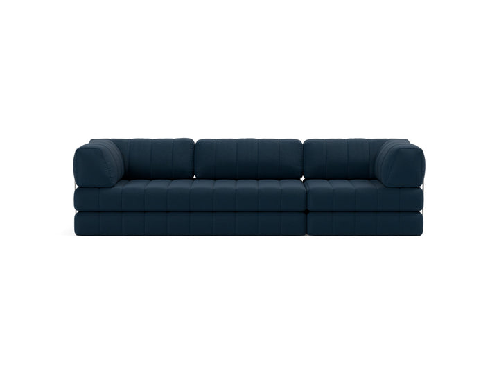 Canapea extensibila CozyPad Grand cu brate 312cm, tesatura la alegere #material_528-mixed-dance-blue