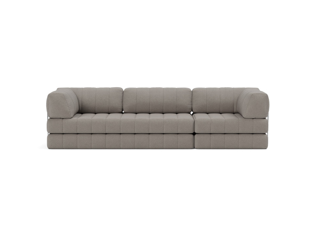 Canapea extensibila CozyPad Grand cu brate 312cm, tesatura la alegere #material_521-mixed-dance-grey