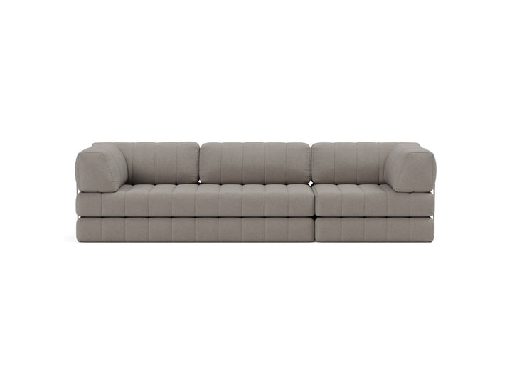Canapea extensibila CozyPad Grand cu brate 312cm, tesatura la alegere #material_521-mixed-dance-grey