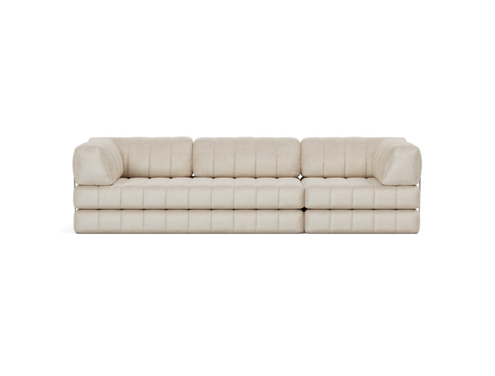 Canapea extensibila CozyPad Grand cu brate 312cm, tesatura la alegere #material_586-phobos-latte