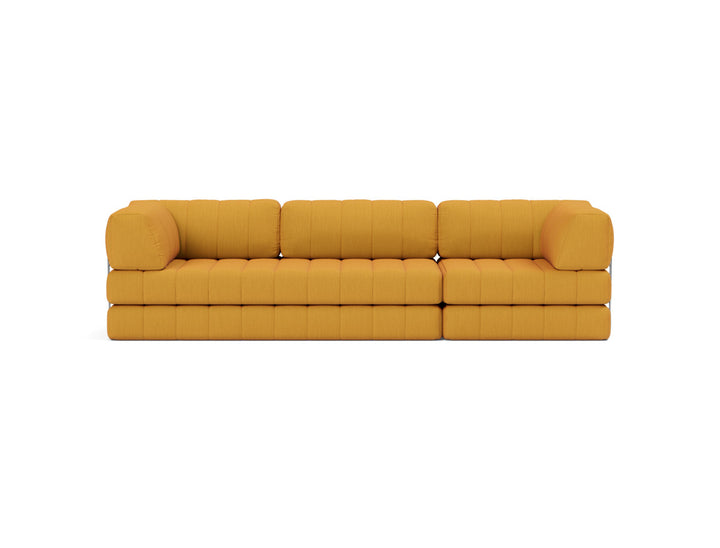 Canapea extensibila CozyPad Grand cu brate 312cm, tesatura la alegere #material_507-elegance-burned-curry