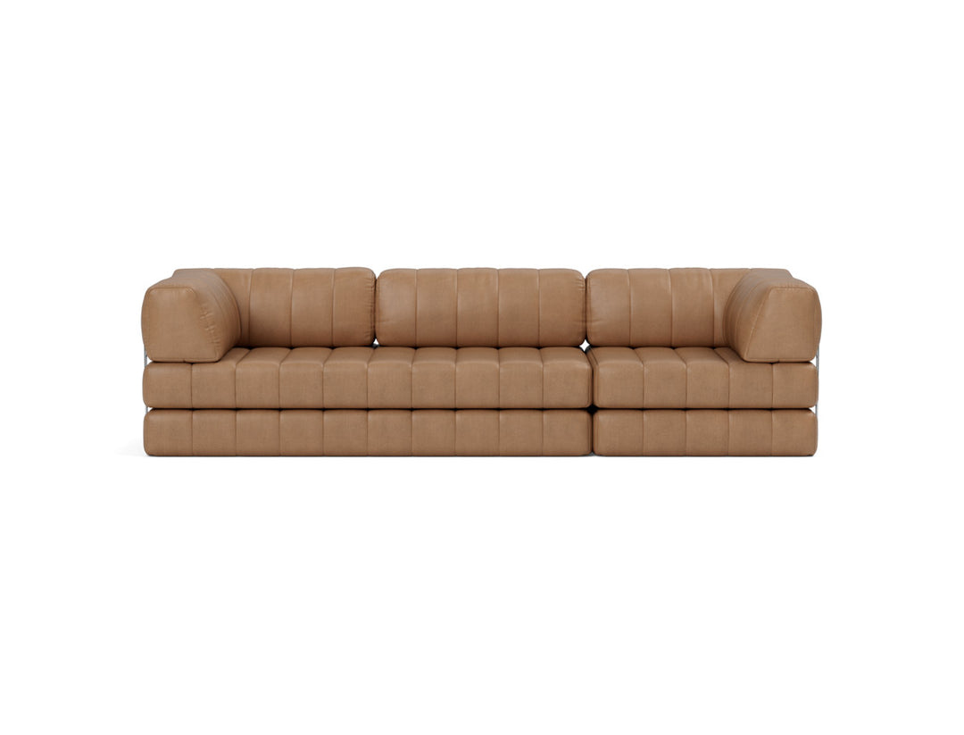 Canapea extensibila CozyPad Grand cu brate 312cm, tesatura la alegere #material_551-faunal-brown