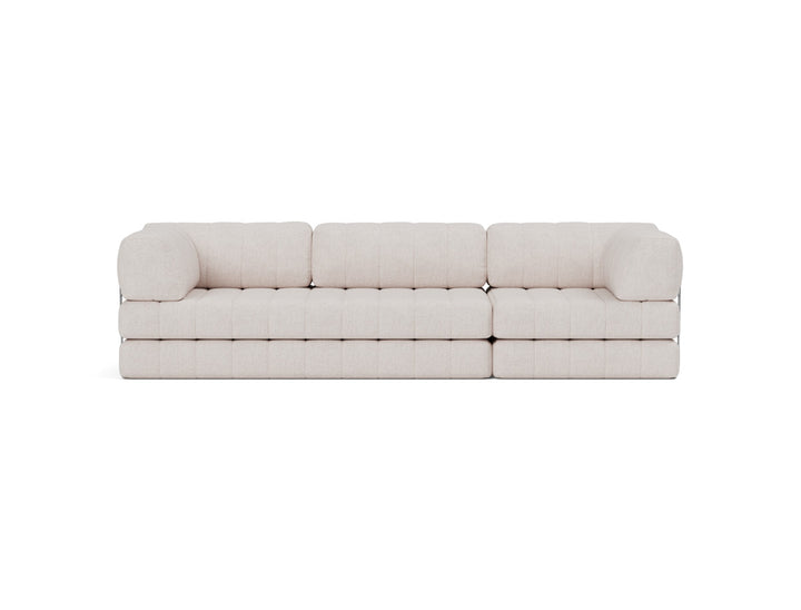 Canapea extensibila CozyPad Grand cu brate 312cm, tesatura la alegere #material_300-weda-sand