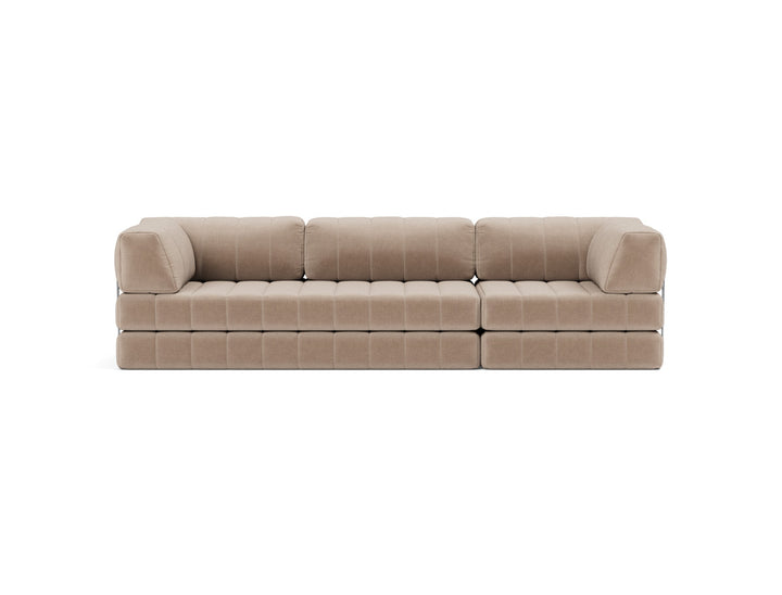 Canapea extensibila CozyPad Grand cu brate 312cm, tesatura la alegere #material_417-esina-mocha