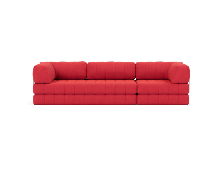 Canapea extensibila CozyPad Grand cu brate 312cm, tesatura la alegere #material_511-elegance-red
