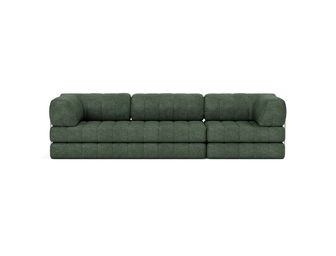 Canapea extensibila CozyPad Grand cu brate 312cm, tesatura la alegere #material_281-avella-pine-green