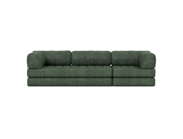 Canapea extensibila CozyPad Grand cu brate 312cm, tesatura la alegere #material_281-avella-pine-green