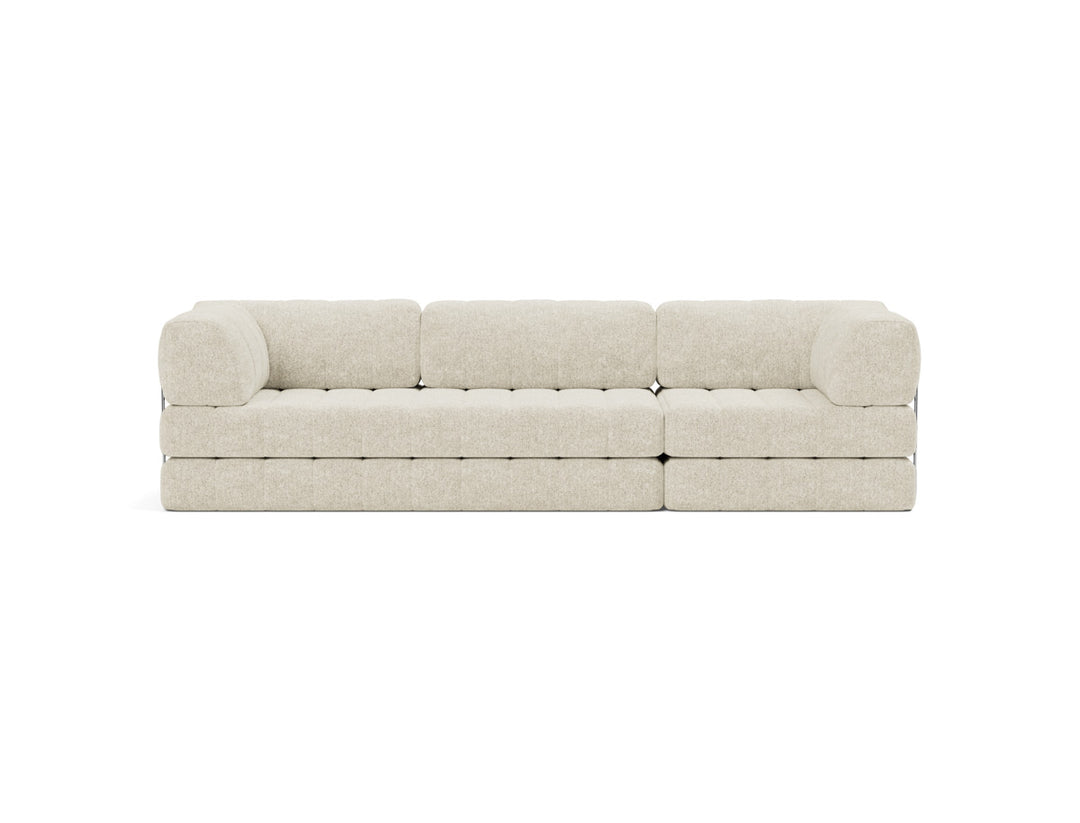 Canapea extensibila CozyPad Grand cu brate 312cm, tesatura la alegere #material_357-taura-off-white