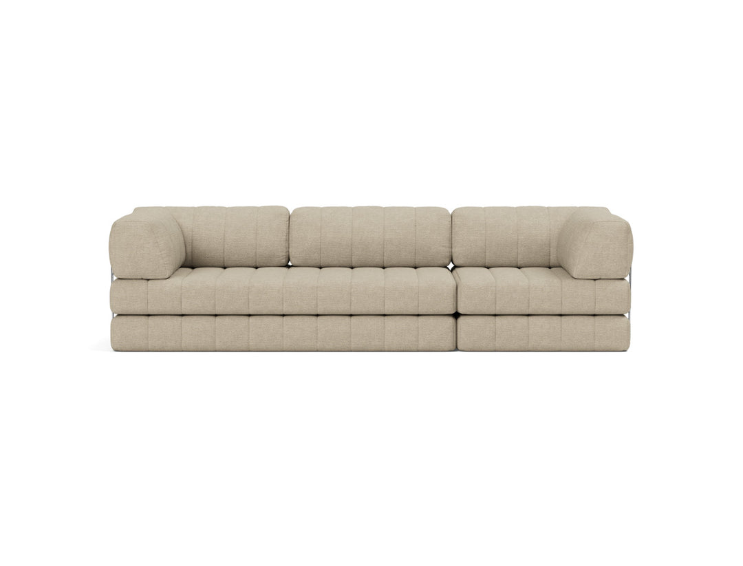 Canapea extensibila CozyPad Grand cu brate 312cm, tesatura la alegere #material_356-taura-sand