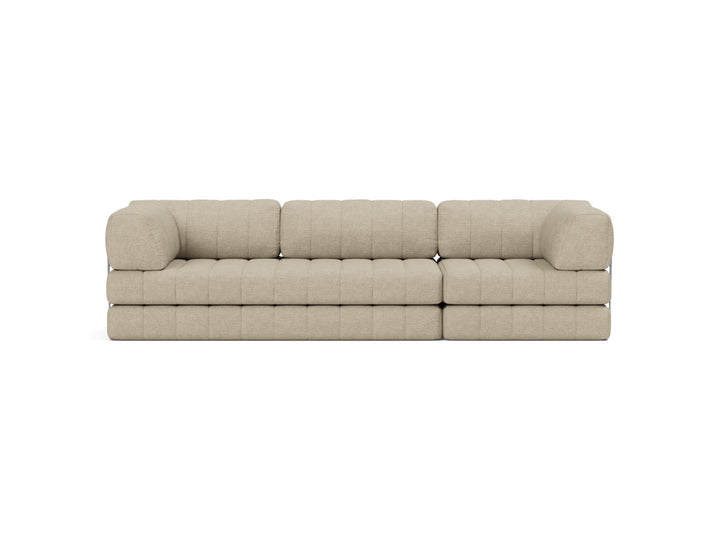 Canapea extensibila CozyPad Grand cu brate 312cm, tesatura la alegere #material_356-taura-sand
