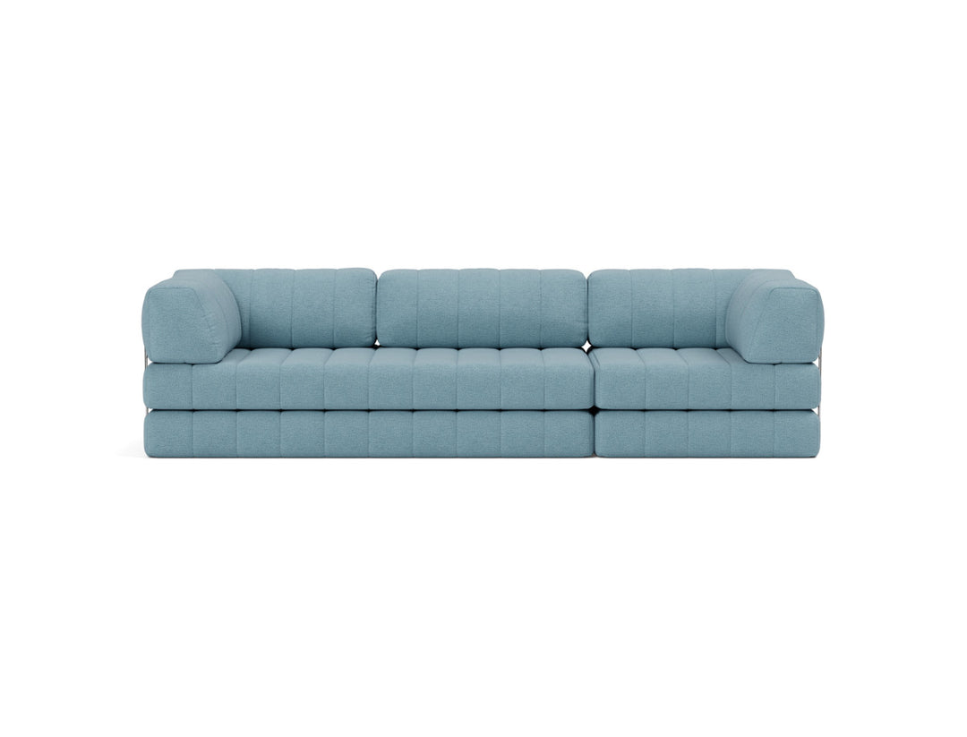 Canapea extensibila CozyPad Grand cu brate 312cm, tesatura la alegere #material_525-mixed-dance-light-blue