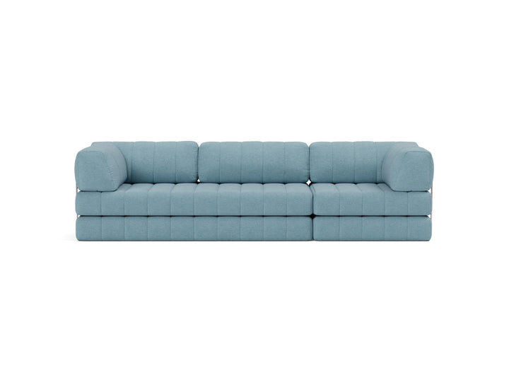 Canapea extensibila CozyPad Grand cu brate 312cm, tesatura la alegere #material_525-mixed-dance-light-blue