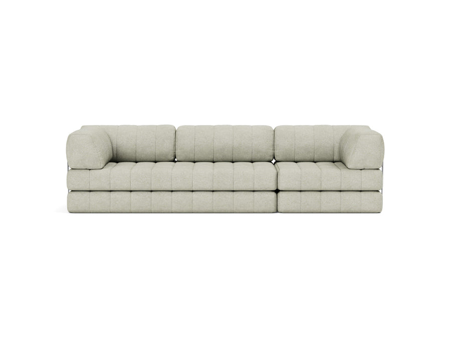 Canapea extensibila CozyPad Grand cu brate 312cm, tesatura la alegere #material_280-avella-sand