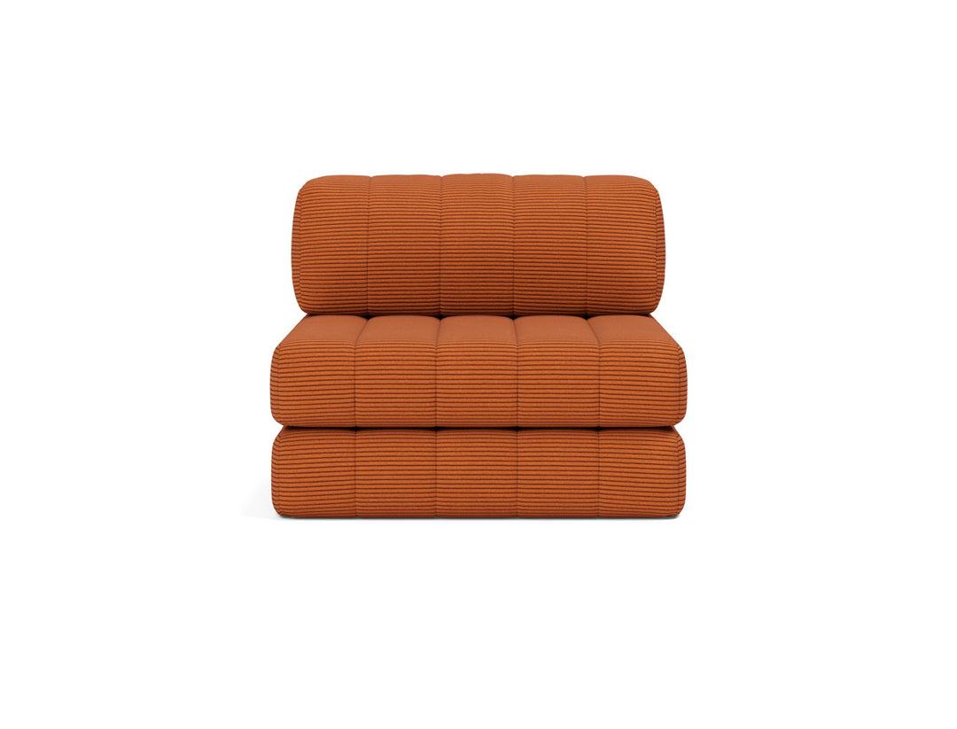 Fotoliu pat CozyPad 104x208cm, tesatura la alegere #material_595-corduroy-burnt-orange