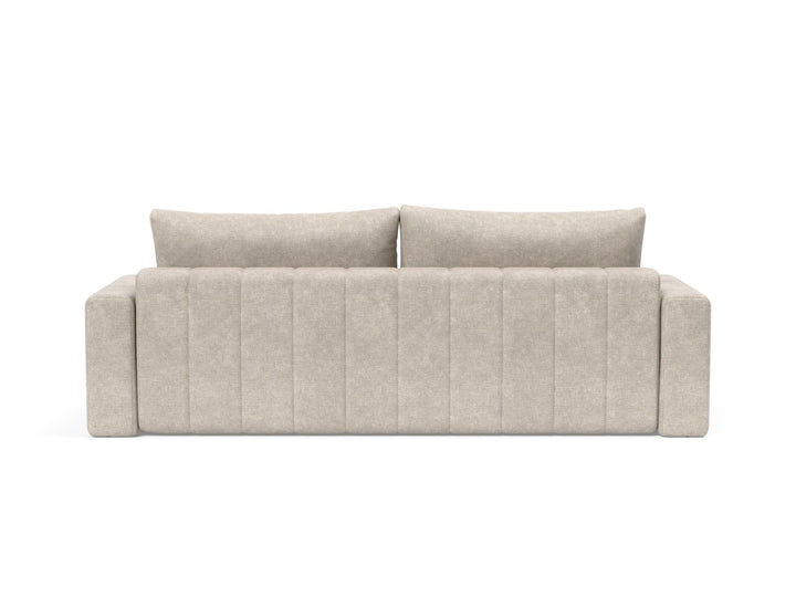 Canapea extensibila cu brate, Akello, Avella Sand, 140x200 cm
