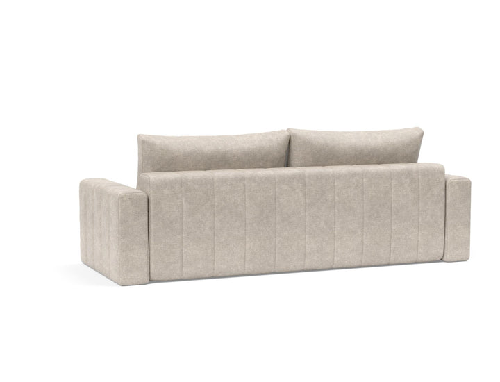 Canapea extensibila cu brate, Akello, Avella Sand, 140x200 cm