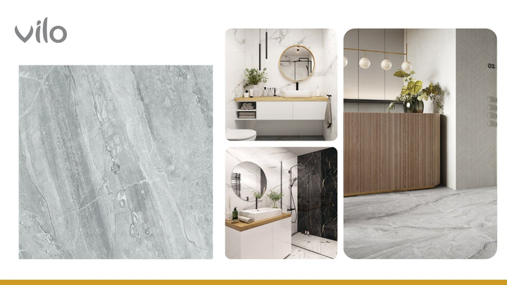 Pardoseala SPC Stone VOX 60x60 Ash Grey, 1 cutie 1.44 mp VOX Profile