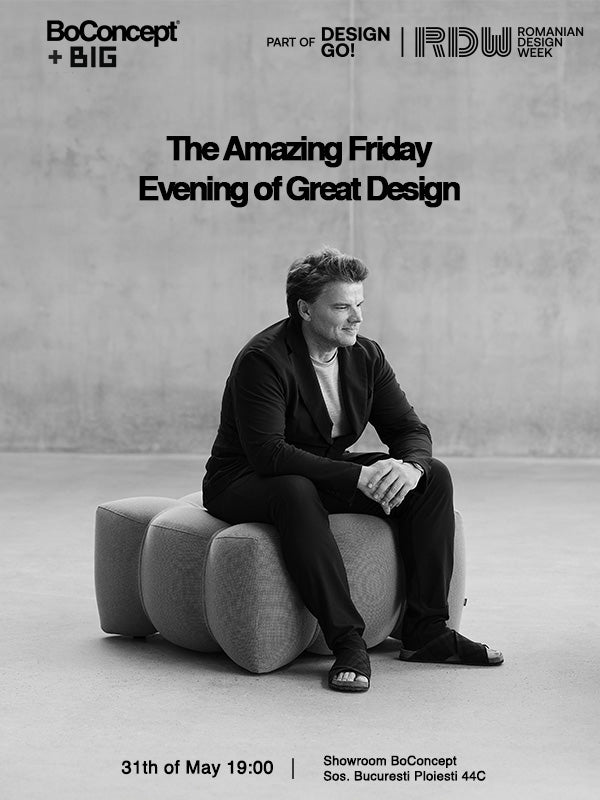 BoConcept team invites you to celebrate together the best quality architecture and interior design realized by Bjarke Ingels Group, and to award selected architecture and interior design. A wonderful moment for socializing, tasting and good music.