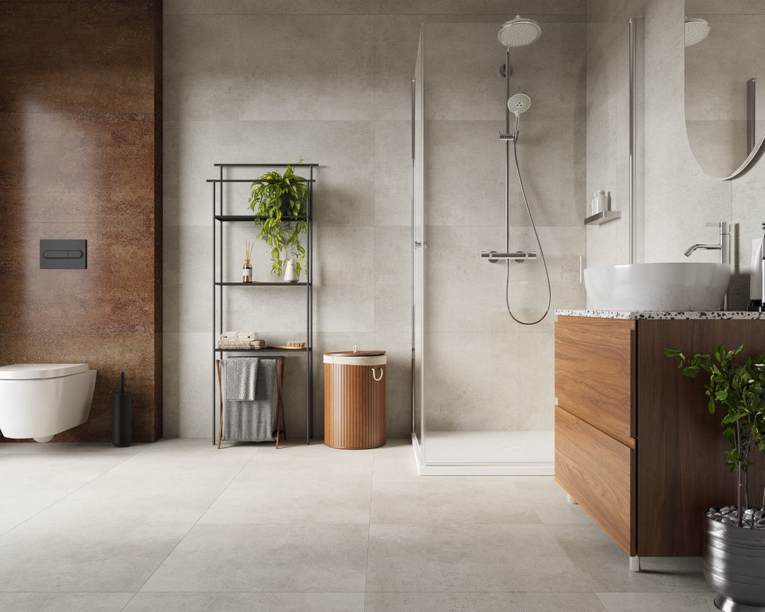 Pardoseala SPC Stone VOX 60x60 Concrete Beige, 1 cutie 1.44 mp VOX Profile