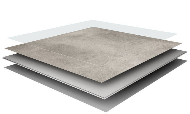 Pardoseala SPC Stone VOX 60x60 Concrete Beige, 1 cutie 1.44 mp VOX Profile