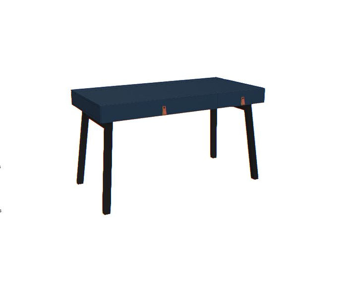 Birou indigo cu doua sertare -VOX Creative- 136x67x78 cm