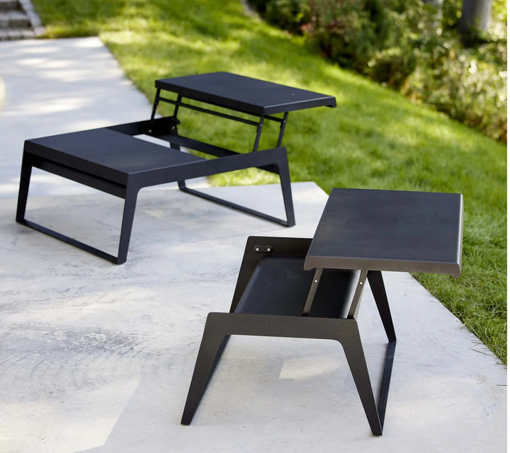 The Decorators: Masuta de cafea cu inaltime reglabila Cane-line Chill-out, Lava Grey