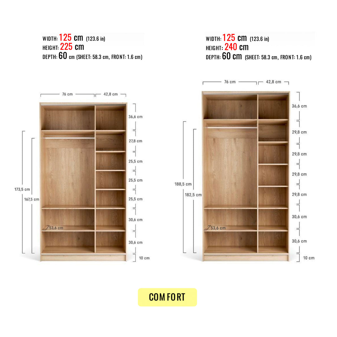 Interior Comfort dulap Stor inaltime 225/240 cm