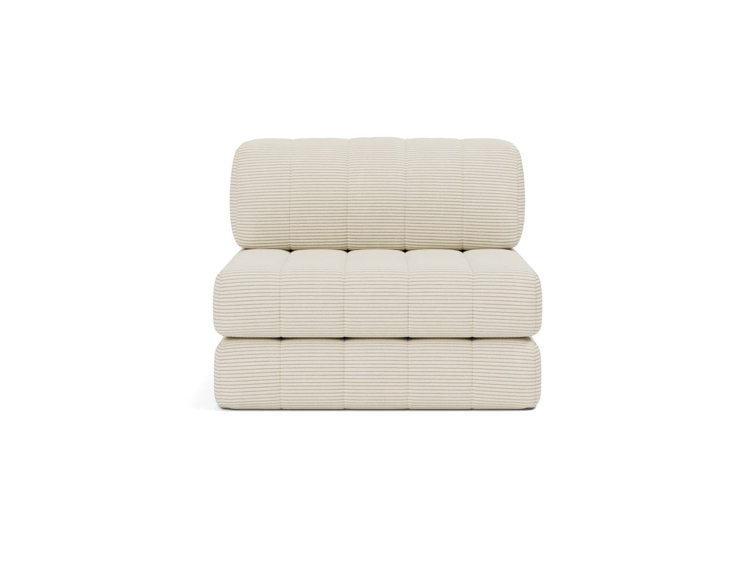 Fotoliu pat CozyPad Corduroy Ivory 104x208cm
