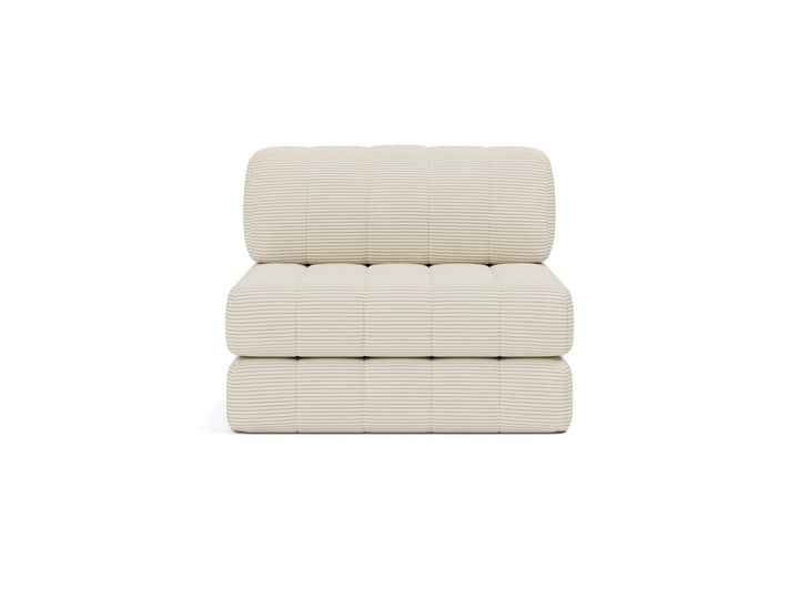 Fotoliu pat CozyPad Corduroy Ivory 104x208cm