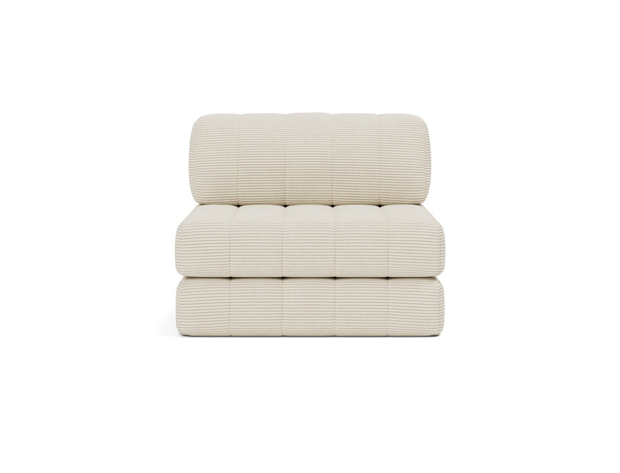 Fotoliu pat CozyPad Corduroy Ivory 104x208cm