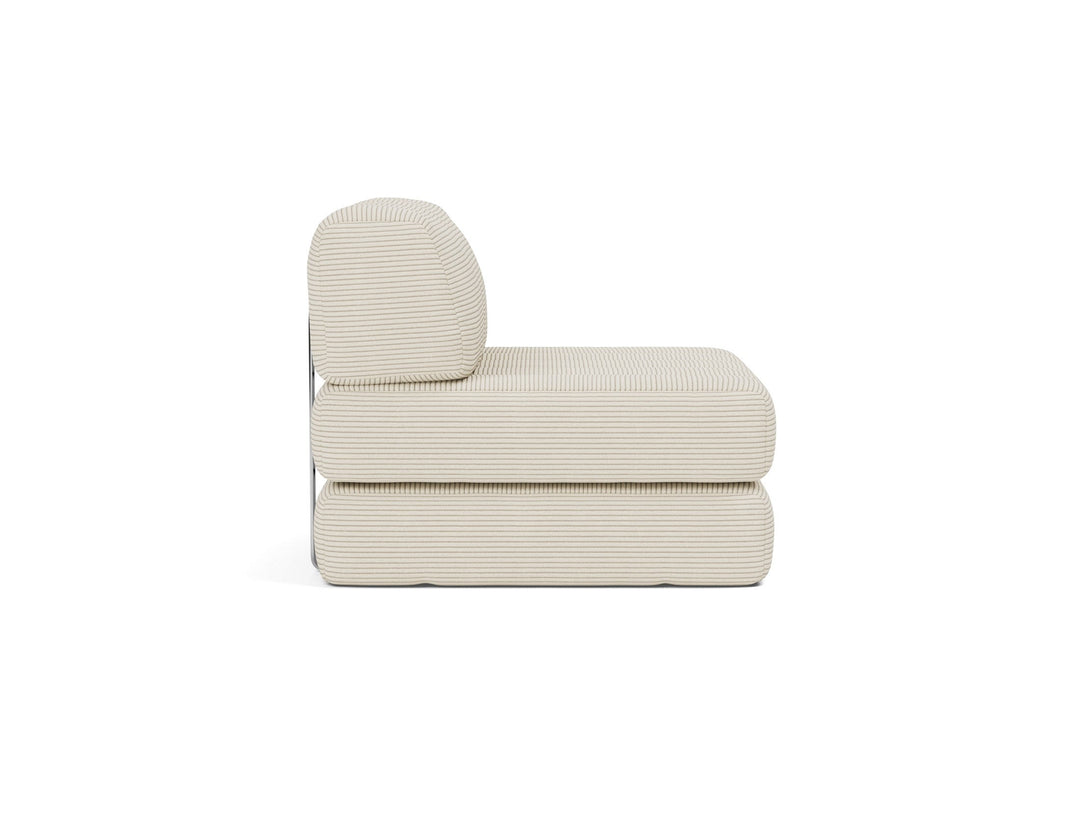 Fotoliu pat CozyPad Corduroy Ivory 104x208cm