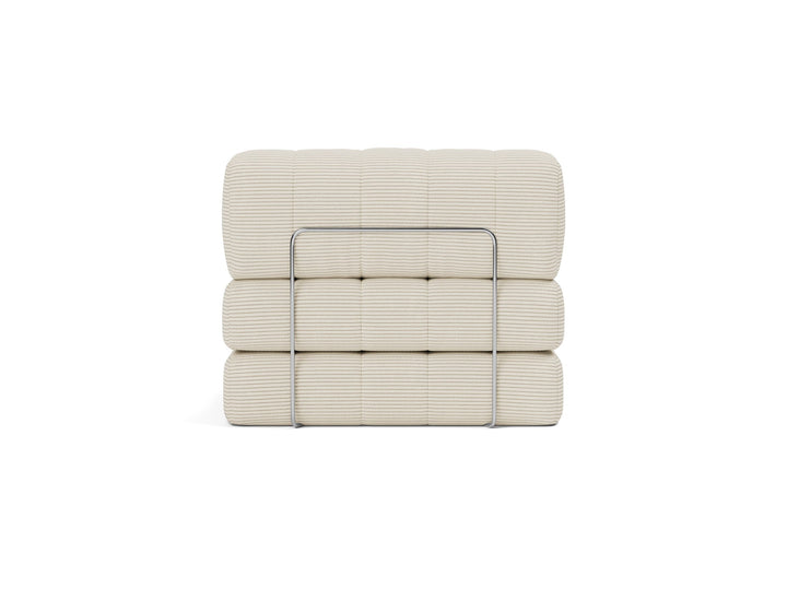 Fotoliu pat CozyPad Corduroy Ivory 104x208cm