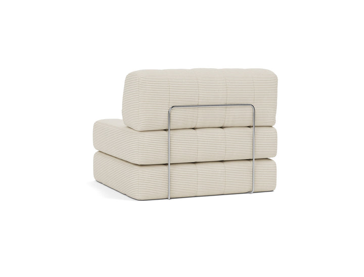 Fotoliu pat CozyPad Corduroy Ivory 104x208cm