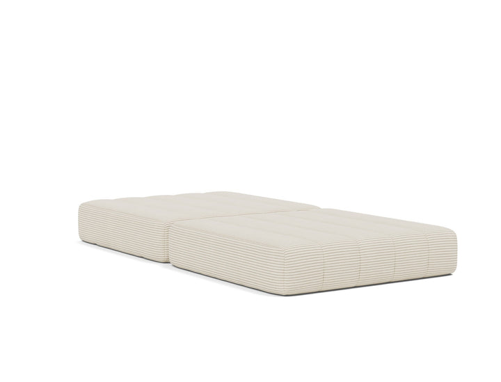 Fotoliu pat CozyPad Corduroy Ivory 104x208cm