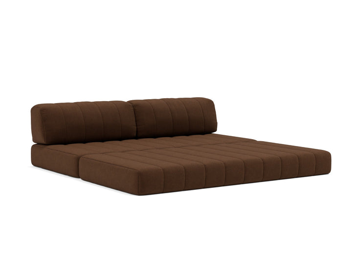Canapea extensibila CozyPad Taura Cappuccino 208x208cm