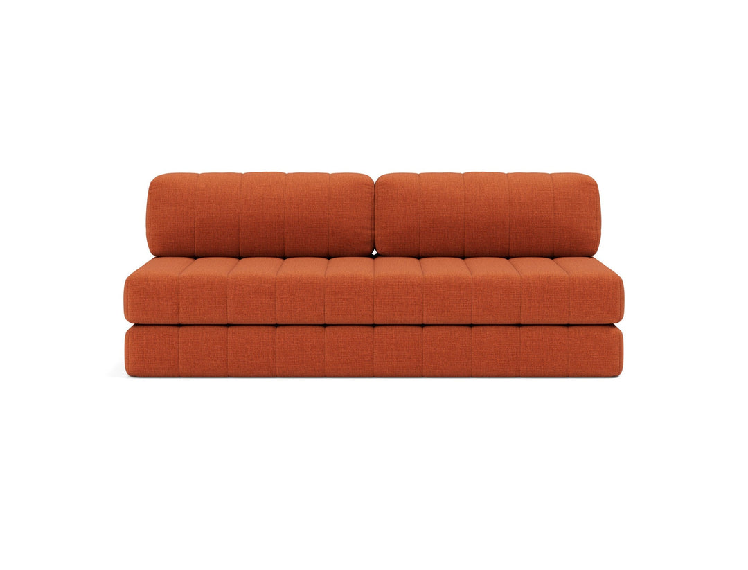 Canapea extensibila CozyPad Esina Rust Orange 208x208cm