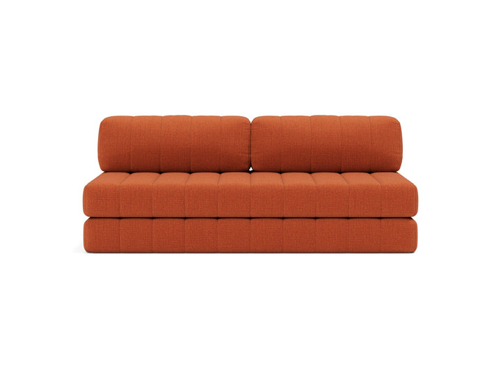 Canapea extensibila CozyPad Esina Rust Orange 208x208cm