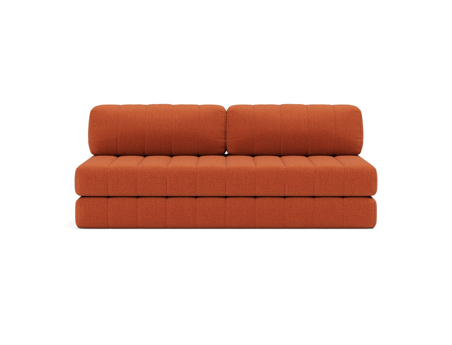 Canapea extensibila CozyPad Esina Rust Orange 208x208cm