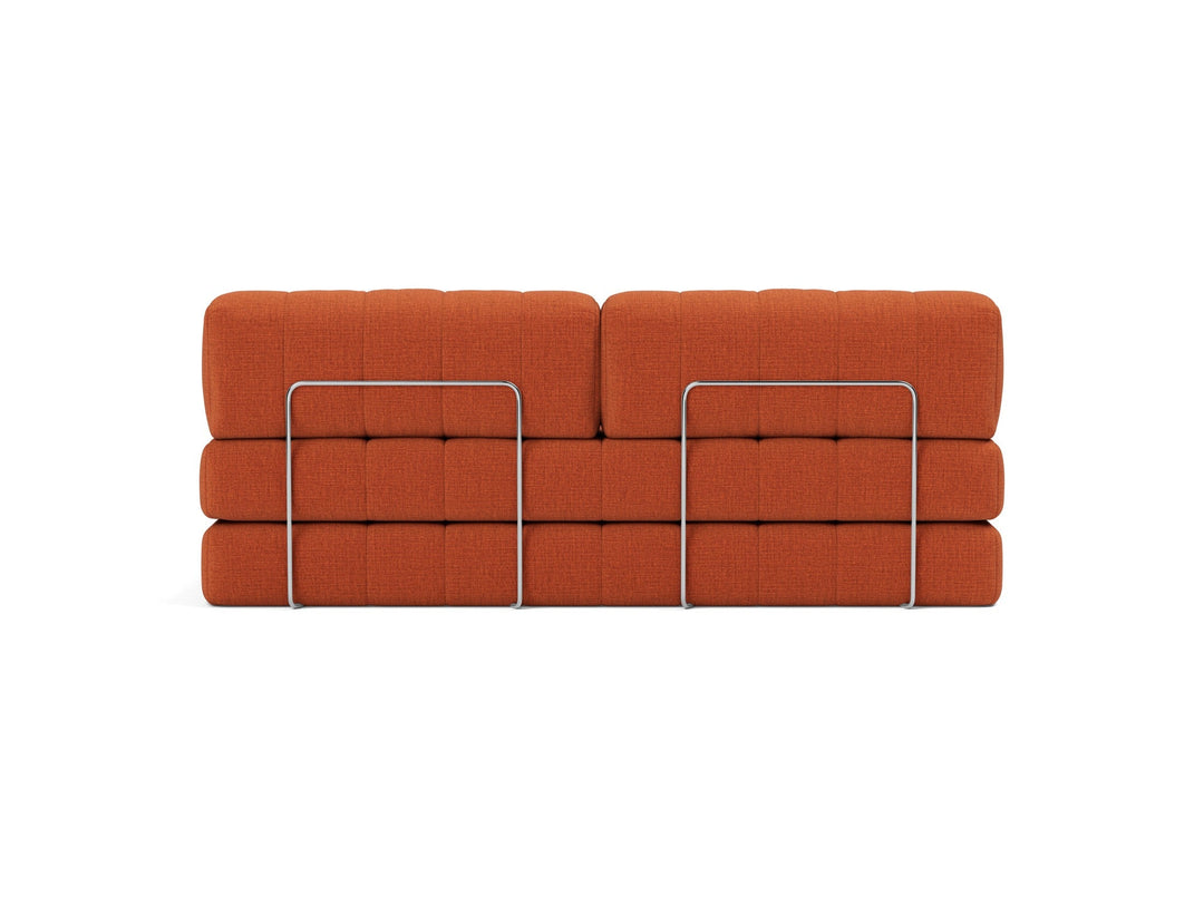 Canapea extensibila CozyPad Esina Rust Orange 208x208cm