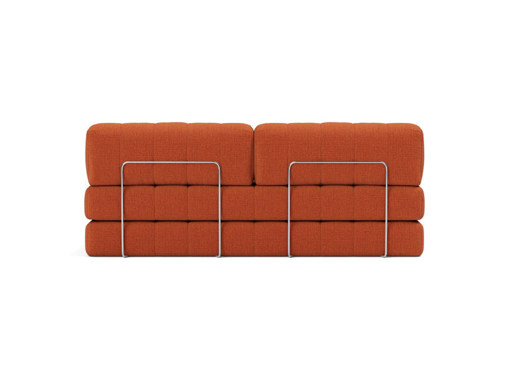 Canapea extensibila CozyPad Esina Rust Orange 208x208cm
