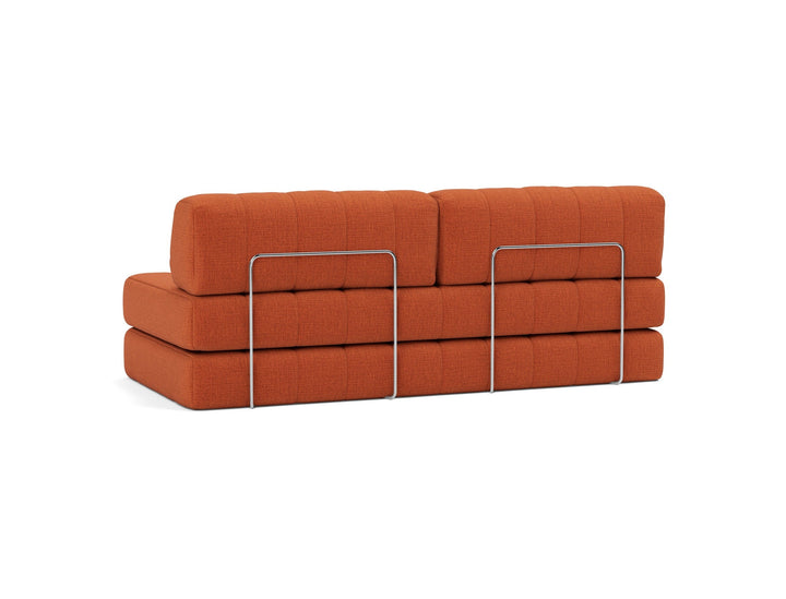 Canapea extensibila CozyPad Esina Rust Orange 208x208cm