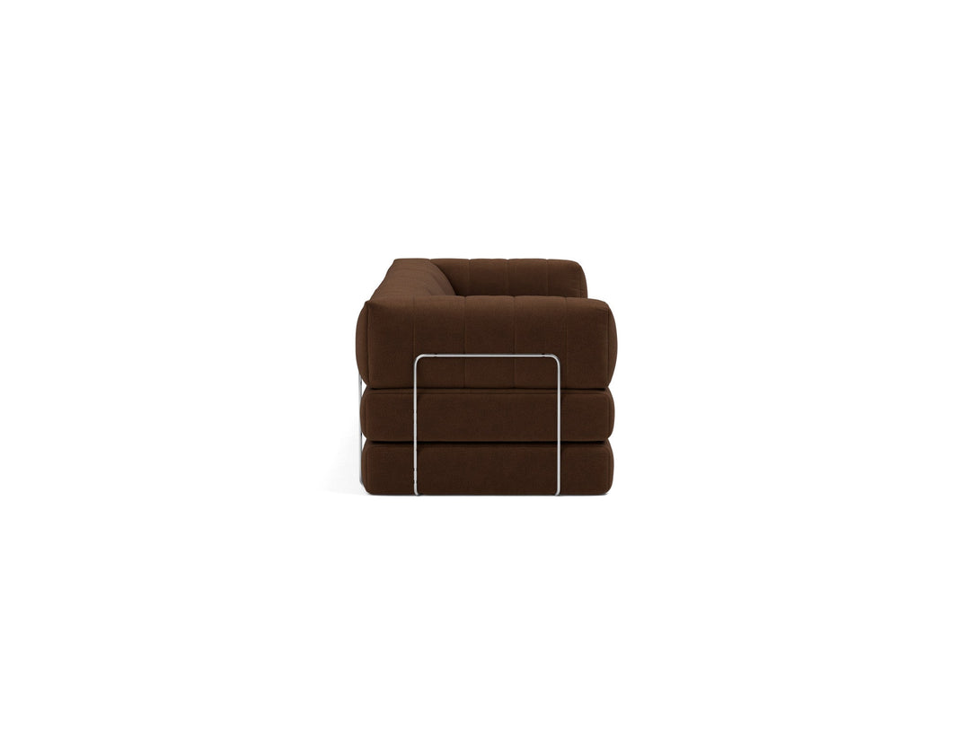 Canapea extensibila CozyPad Grand cu brate Taura Cappuccino 312cm