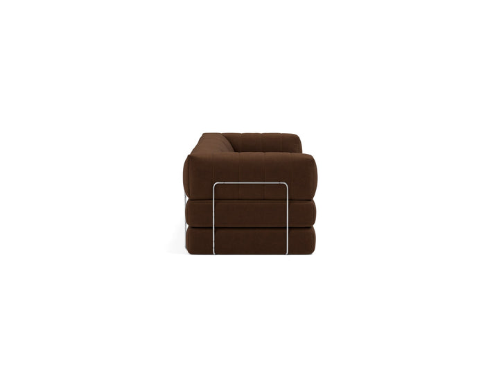 Canapea extensibila CozyPad Grand cu brate Taura Cappuccino 312cm