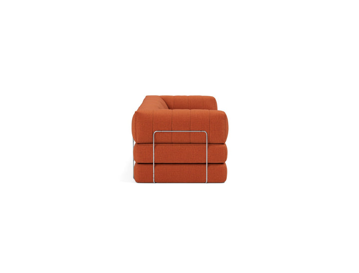Canapea extensibila CozyPad Grand cu brate Esina Rust Orange 312cm