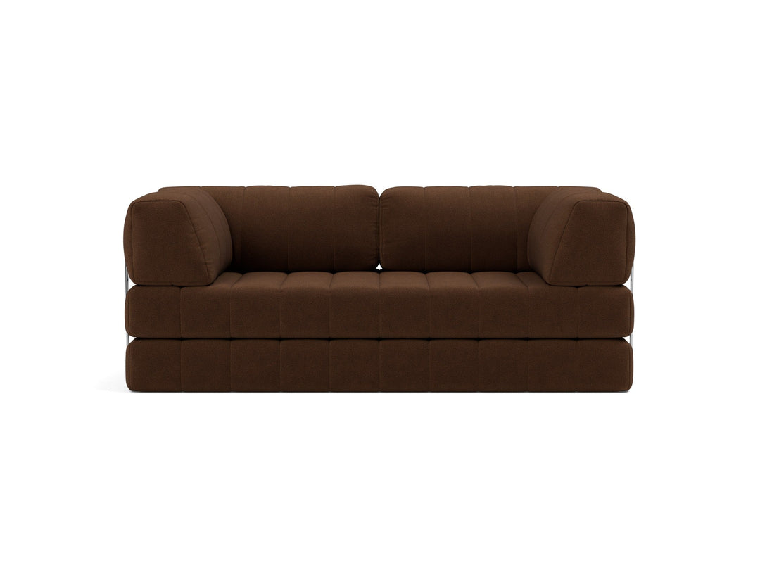 Canapea extensibila CozyPad cu brate Taura Cappuccino 208x208cm
