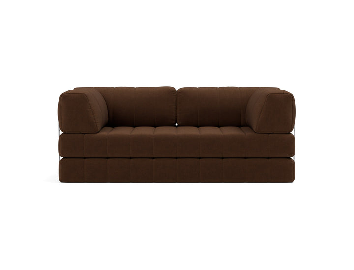 Canapea extensibila CozyPad cu brate Taura Cappuccino 208x208cm