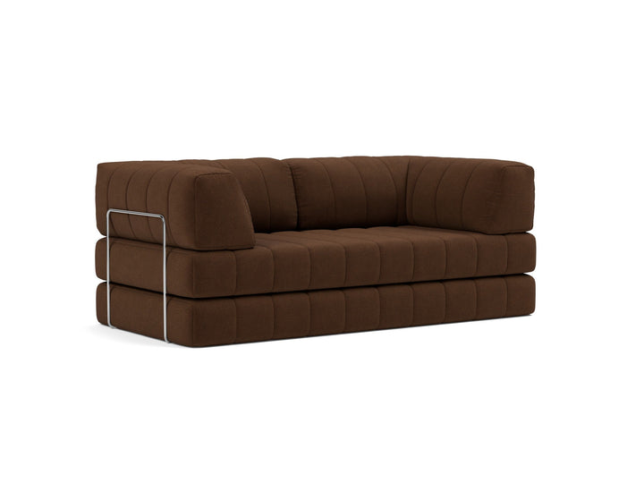 Canapea extensibila CozyPad cu brate Taura Cappuccino 208x208cm